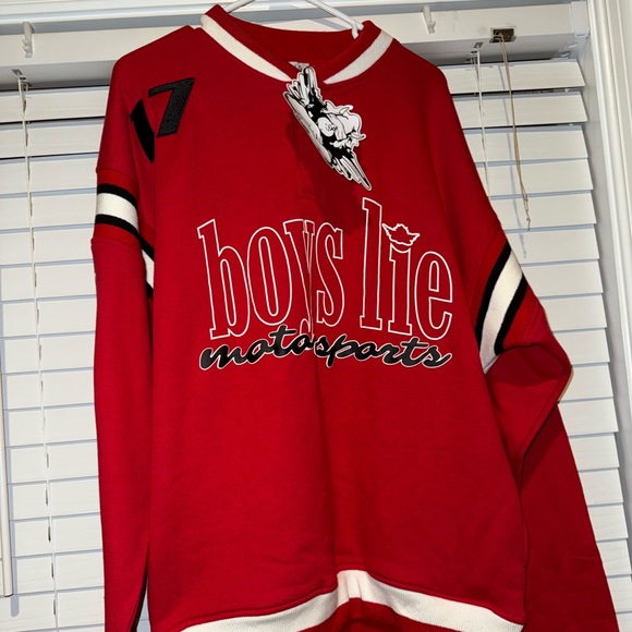 Boys Lie Red Sweater